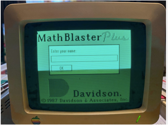 Apple 5.25 Software - MICROZINE NO. 17 by Scholastic PLUS Math Blaster Plus