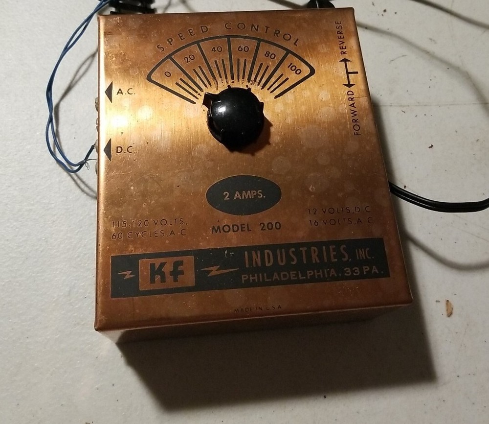 KF INDUSTRIES MODEL 200 2A  TRAIN TRANSFORMER