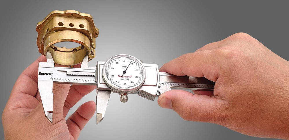 Starrett 3202-6 6" Machinists Dial Caliper