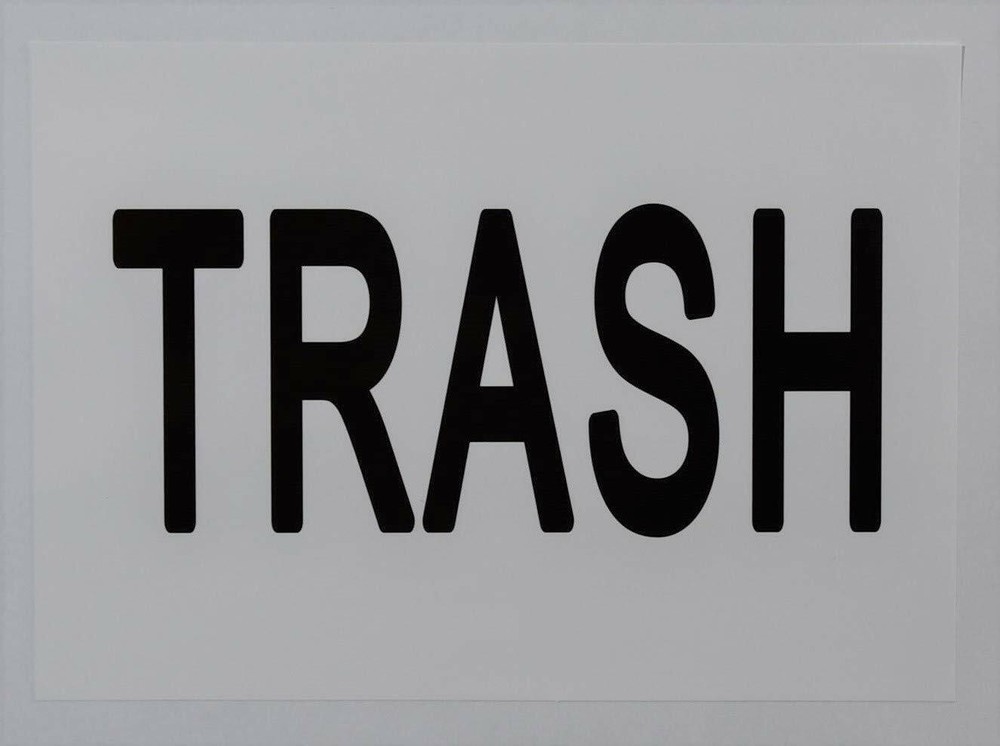 Trash Sticker (Sticker,White, 5X7)-REF24-1027