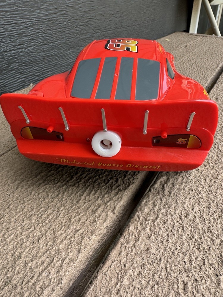 Lightning McQueen Bubble Machine Disney Store Lights Work Tested Read