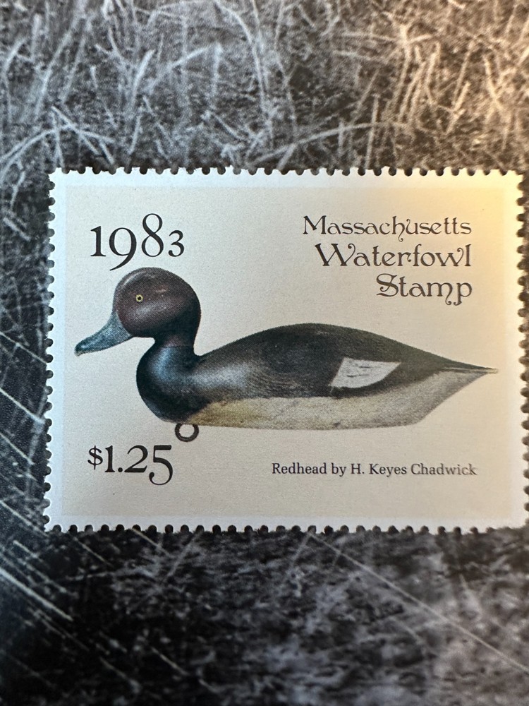 1983 Massachusetts State Duck Stamp,