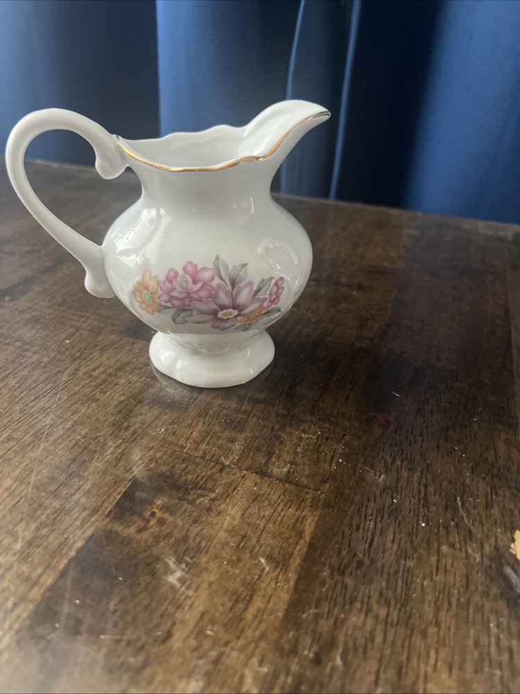 Vintage Pitcher With Drip Plate