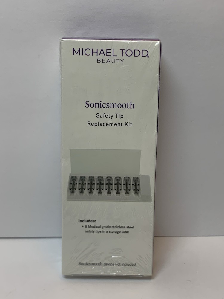 Michael Todd Beauty SONICSMOOTH 8 Safety Tips Replacement Kit Microderm NEW