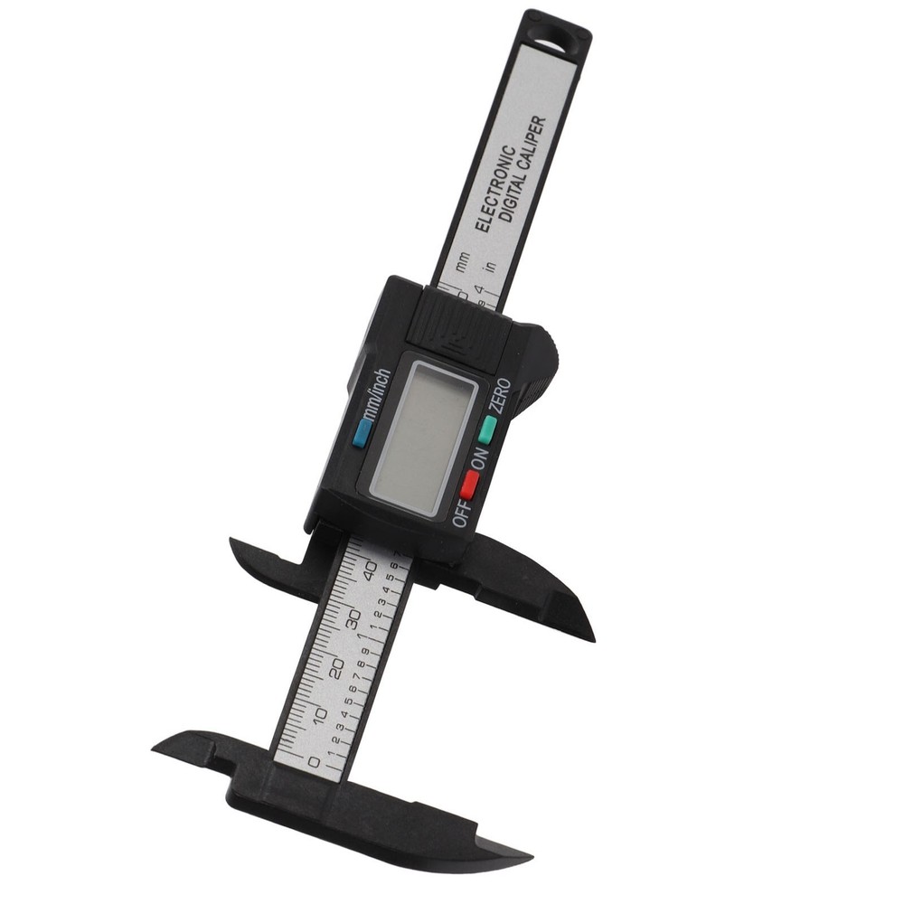 Digital Caliper Mini LED 0‑100mm Plastic Lightweight Portable Easy Convenient