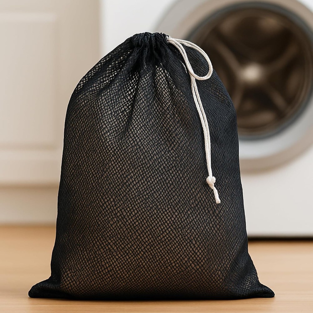 Extra Large Mesh Laundry Bag 40"x30" Drawstring Washable Storage Sack