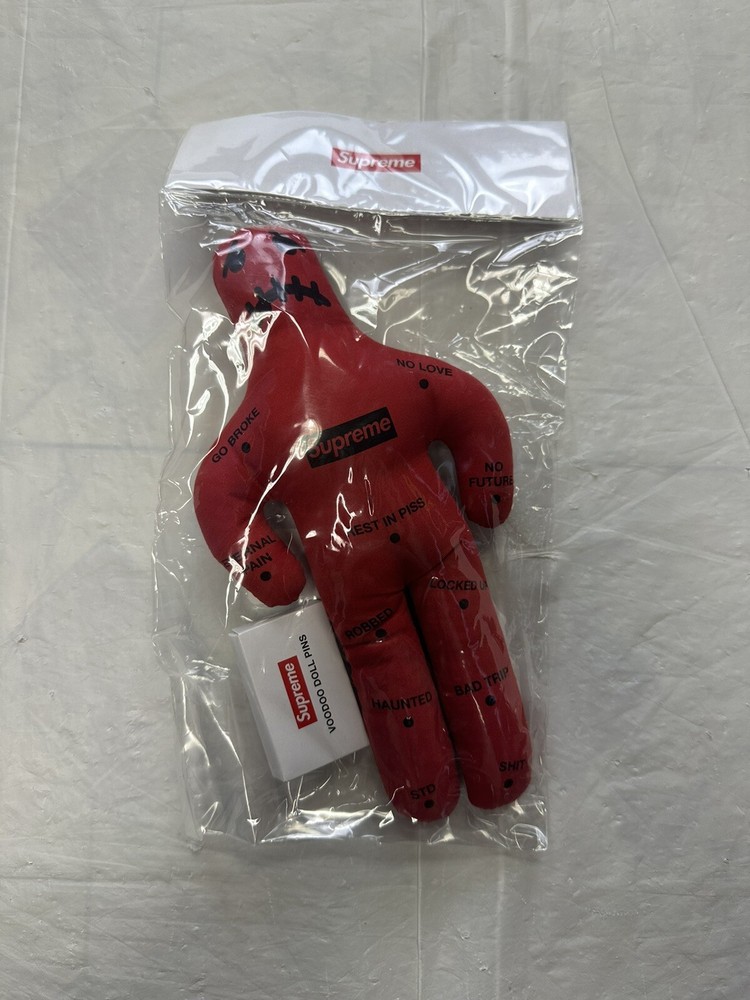 New Supreme Voodoo Doll Red Unused Sealed NWT