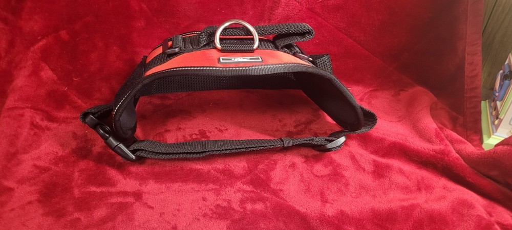 Doggie Stylz Harness, Red, Mesh Sides, Adjustable XL