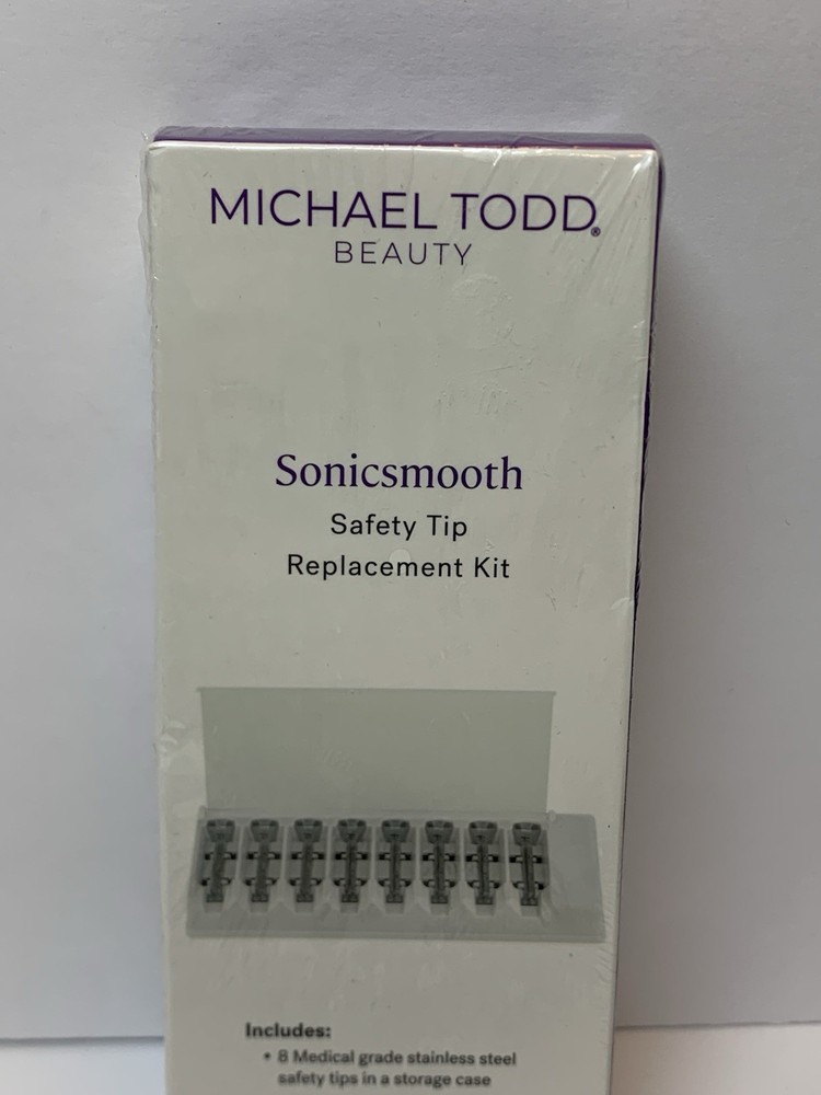 Michael Todd Beauty SONICSMOOTH 8 Safety Tips Replacement Kit Microderm NEW