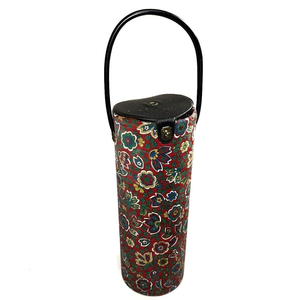 Vintage Knitting Needles Holder with Handle Assorted Knitting Needles MCM