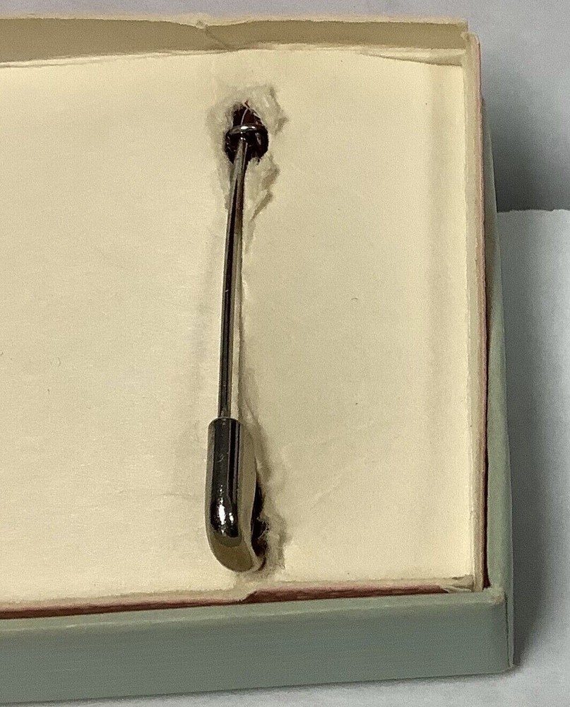 Vintage Diaper Pins BARS & CHAIN IN ORIGINAL BOX ~ UNUSED