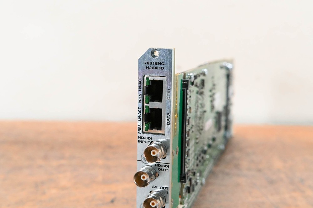 Evertz 7881NEC-H264HD+IPFEC H.264/AVC Encoder CG01KH2