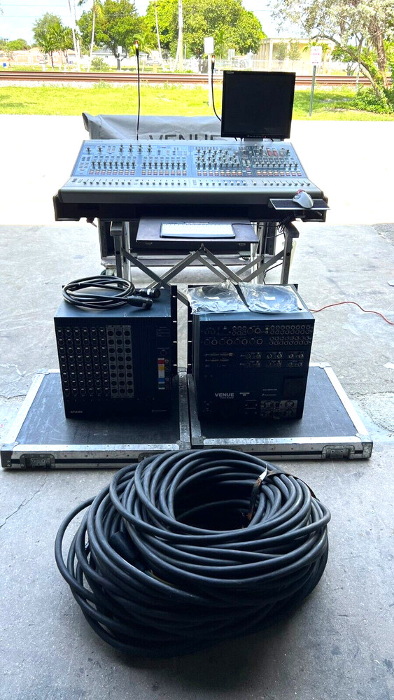 Avid Profile Console 48x24 Input Rack,FOH Rack ,330Ft BNC Cable #17576 (One)THS