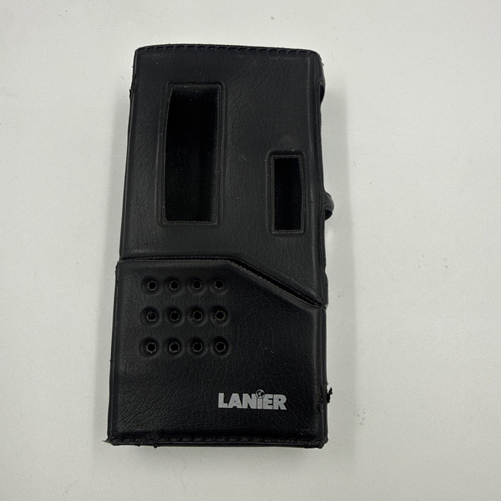 Lanier P-155 Handheld MC60 Micro Cassette Recorder Dictator Case & Tapes Tested