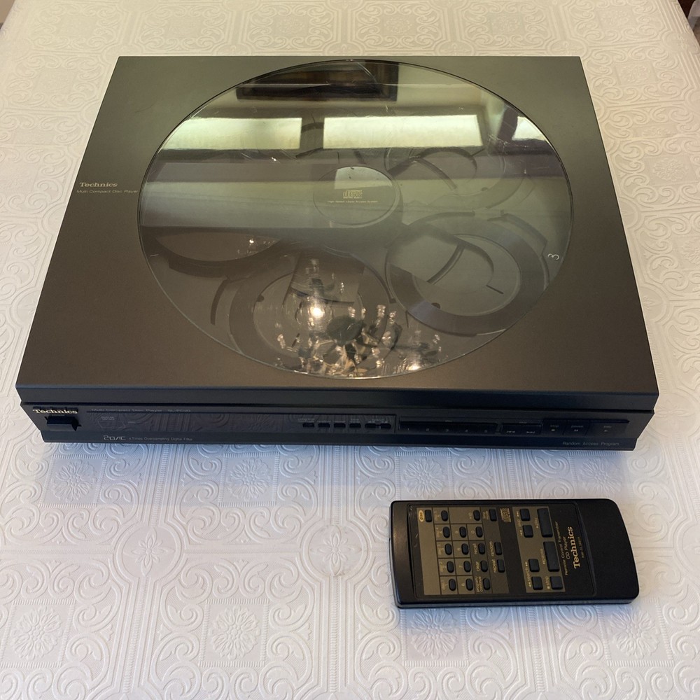 Technics SL-PC20 CD Player w/remote, Plays but Needs Work. See Description