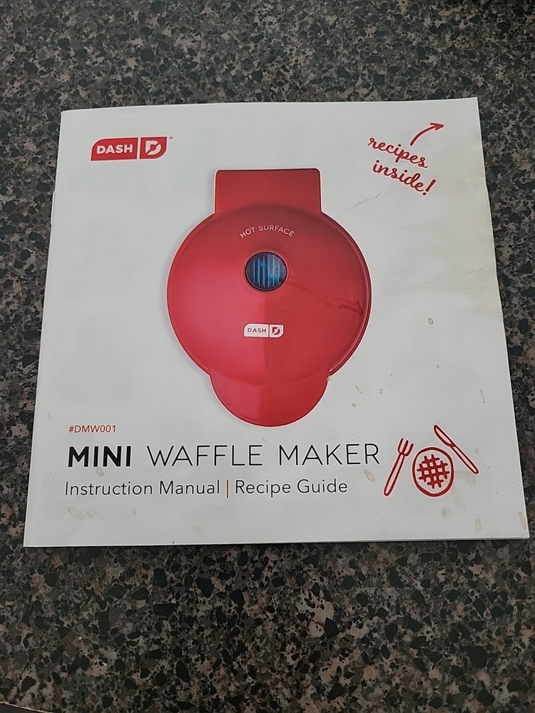 Bundle! DASH Express Mini Donut Maker AND Mini Waffle Maker Nonstick Press Type