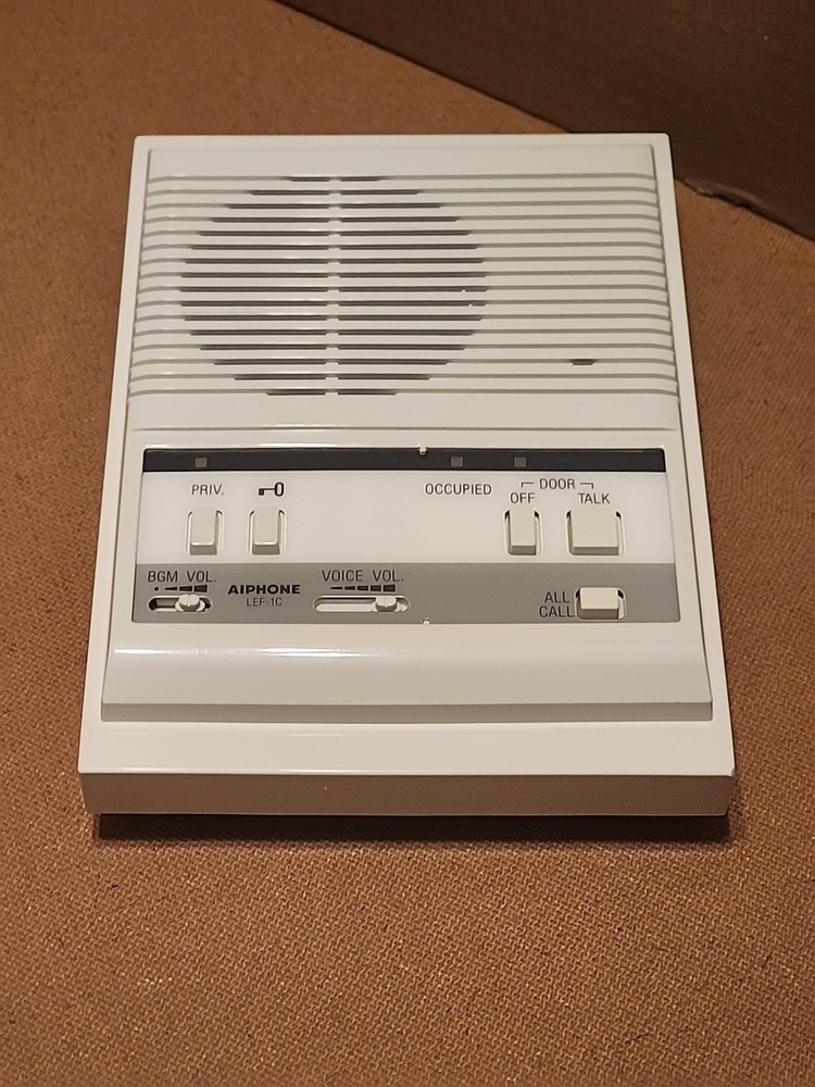 Aiphone LEF-1C Sub-Master Intercom System Unit Semi Flush Sub-Master Station