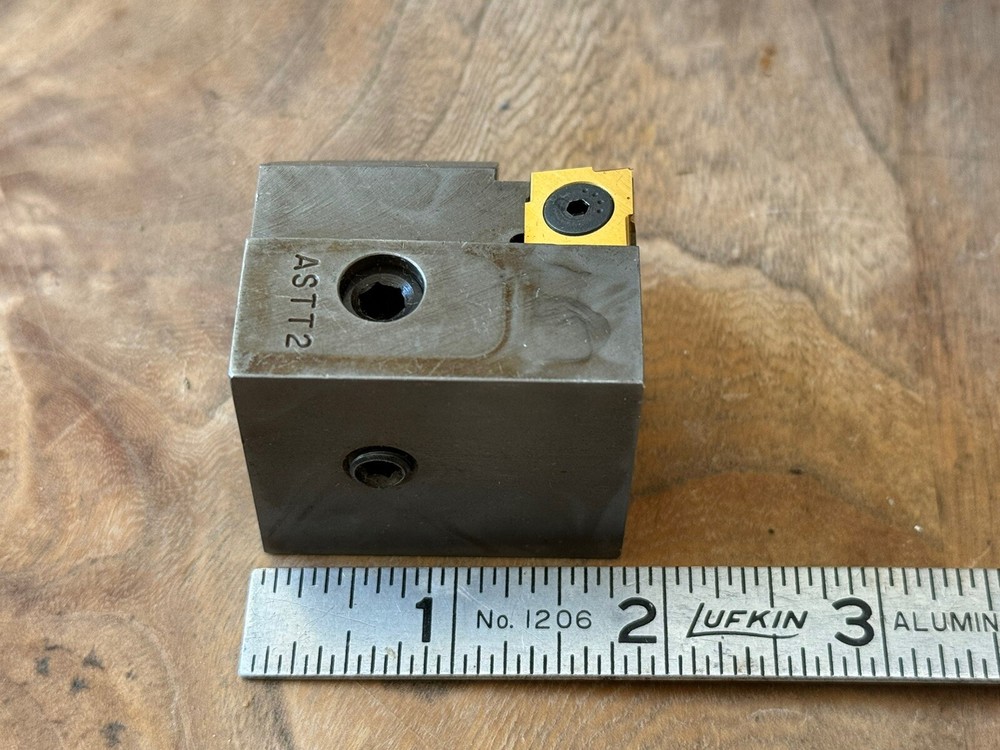 ACCU-SET Roller Backrest Turning Tool ASTT Style With Rectangular Carbide Insert