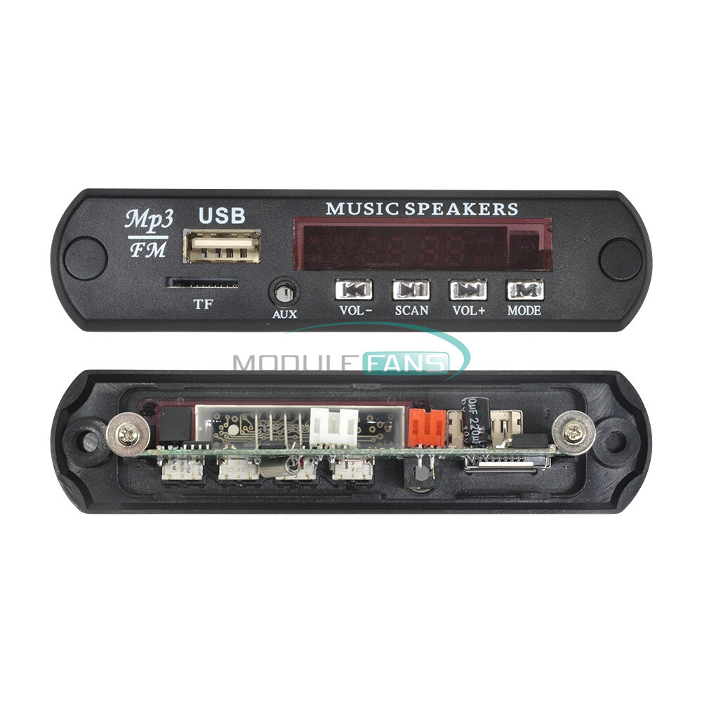 DC12V 2*15W Power Amplifier MP3 Decoder Board 5.0 Bluetooth w/ Radio FM Function