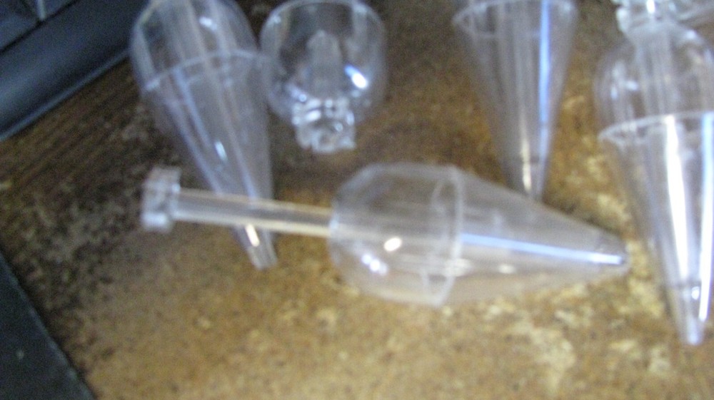 casting bubbles, water fillable, clear, 10ct, free shipping