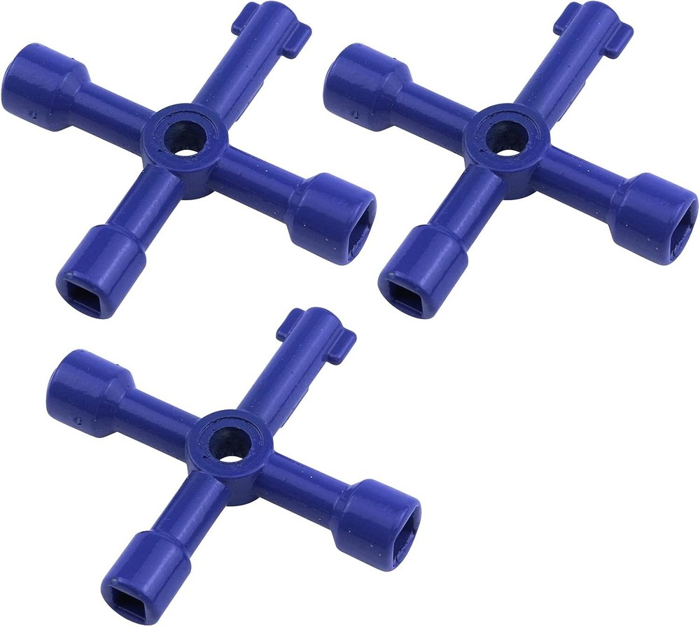 Antrader 4-Way Multi-Functional Utilities Key Triangle/Square Wrench for Train E