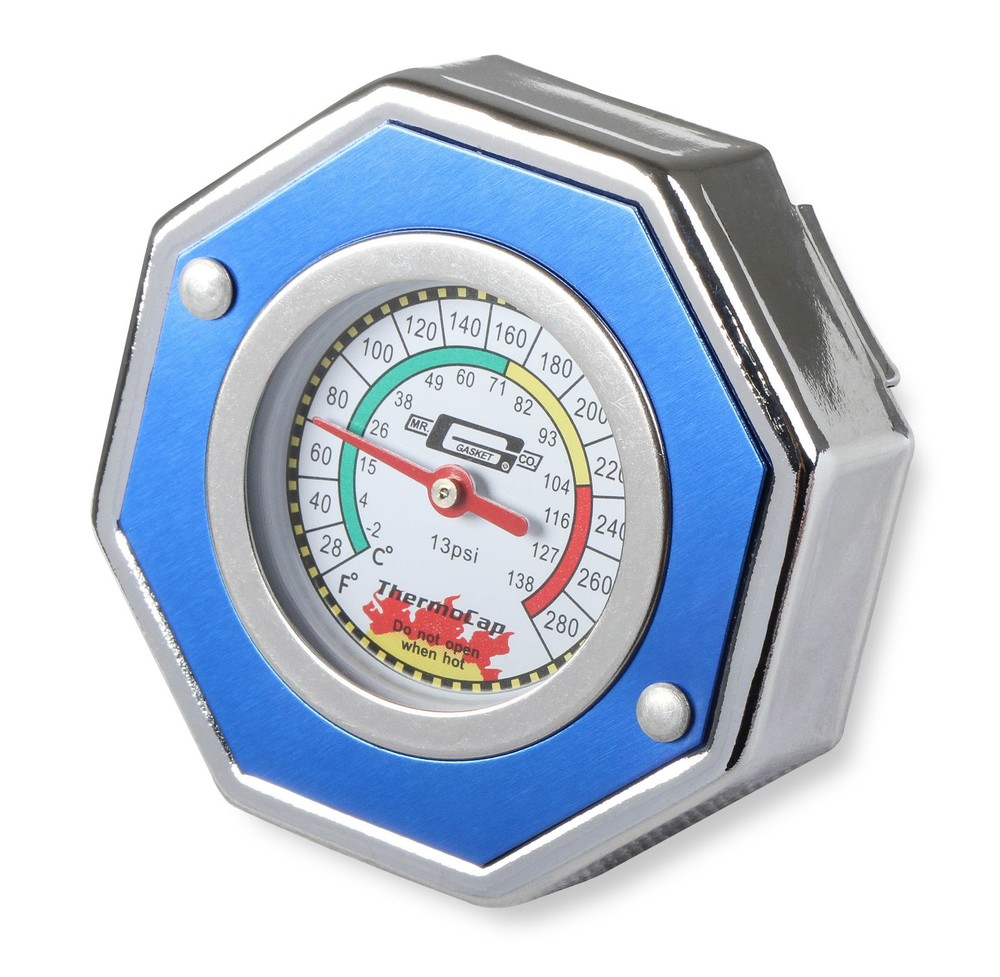 2470B Mr. Gasket Thermocap - 13 PSI - Blue