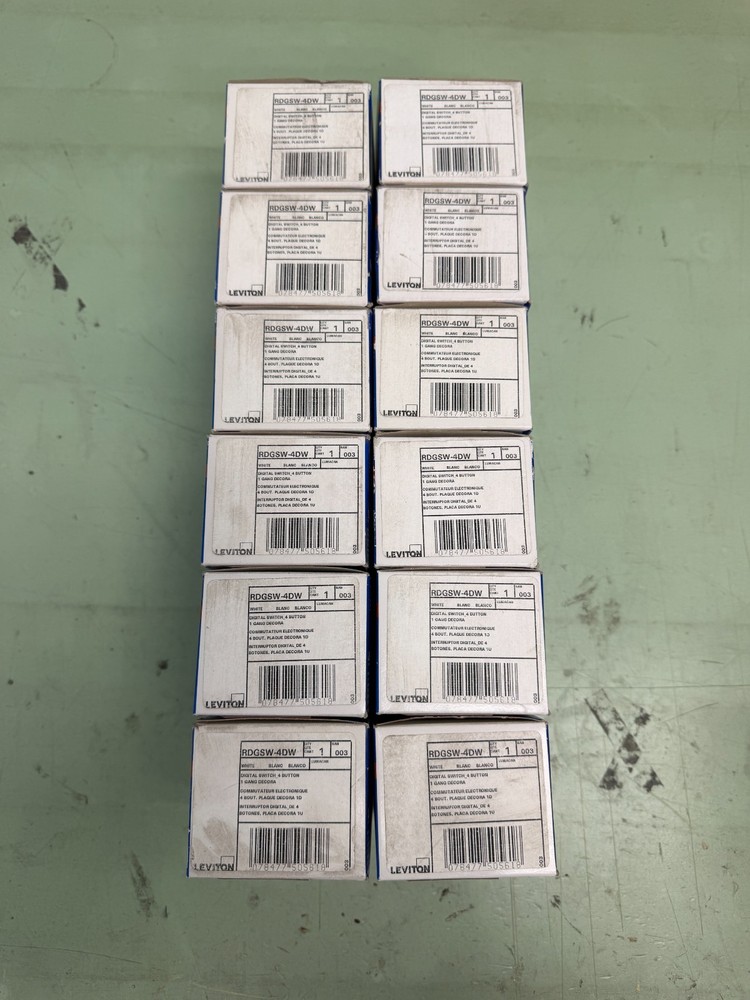 Leviton RDGSW-4DW Switch 4 Button