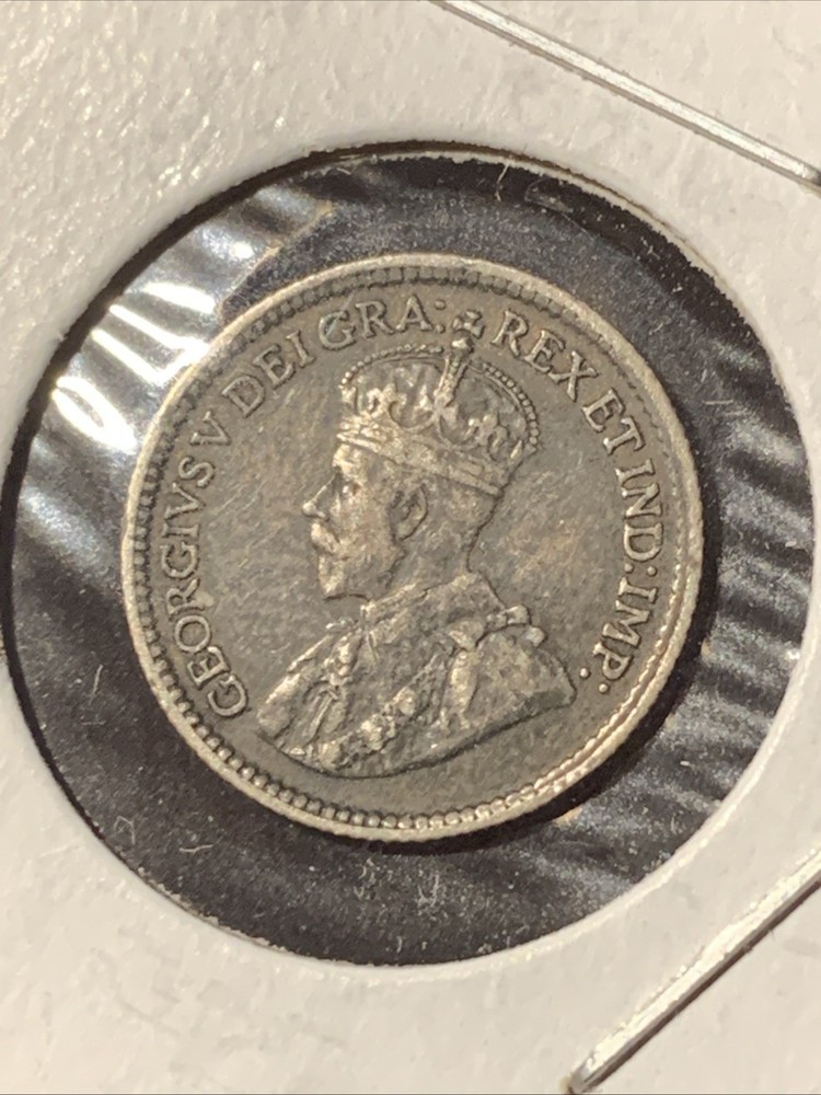 1919 Canada 5 Cent ~ SILVER HIGHER GRADE ~