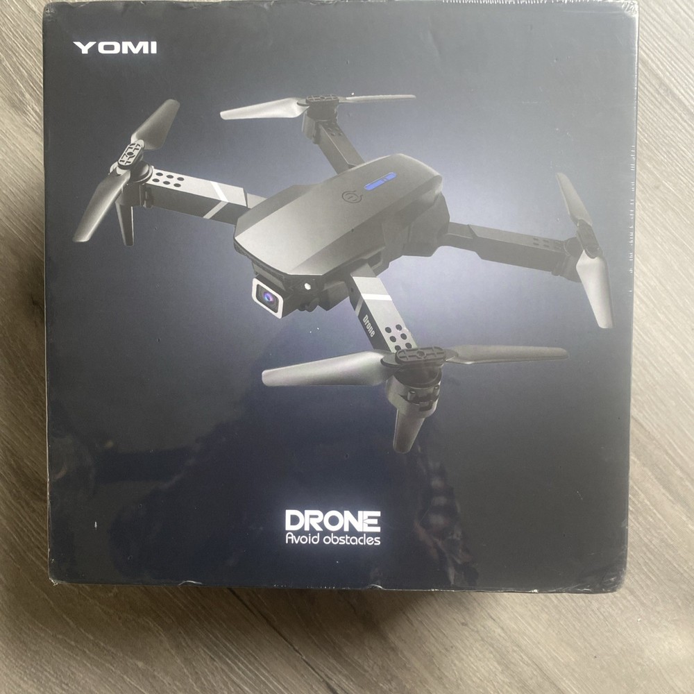 New Black Foldable Yomi Drone Avoid Obstacles SMS 4k HD Camera Ready to Fly