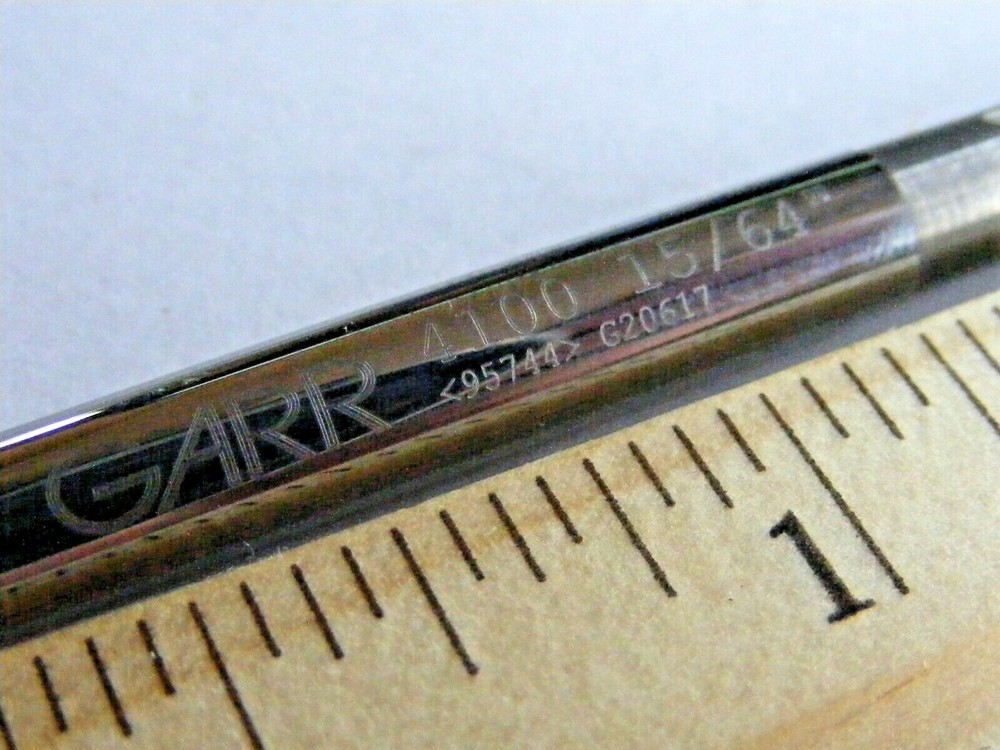 End Mill Garr Tool 4100 15/64" 95744 (HOU)