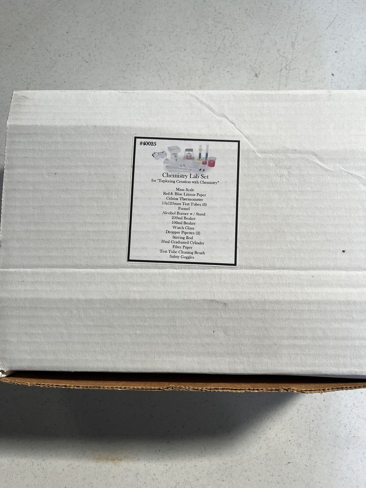 Nature's Workshop Plus Chemistry Lab Set Apologia Exploring Creation 40025