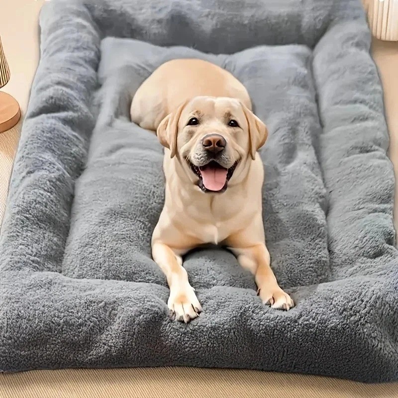 XXLargePlush Dog Bed Sofa Thickened Super Soft Polyester Pet Mat