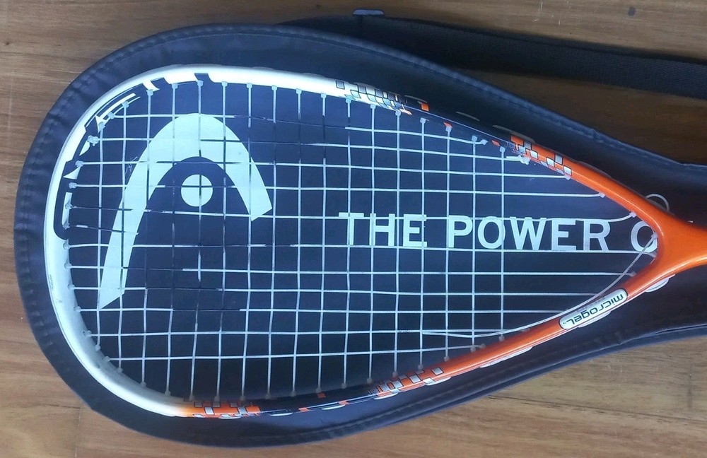 Head Eclipse squash racquet needs restringing and handle wrapping.
