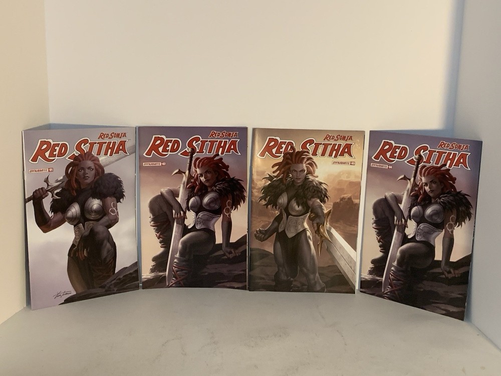 Complete Set Red Sonja Red Sitha 1-4 Yoon Covers