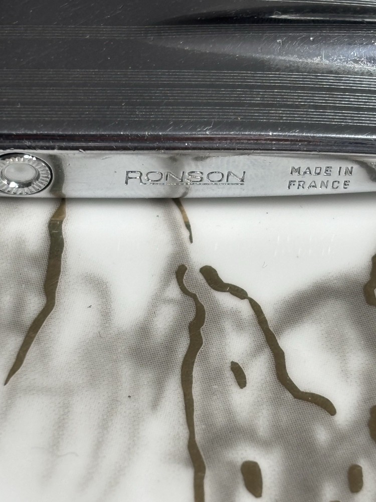 Ronson 1950s Vintage Silver Lighter