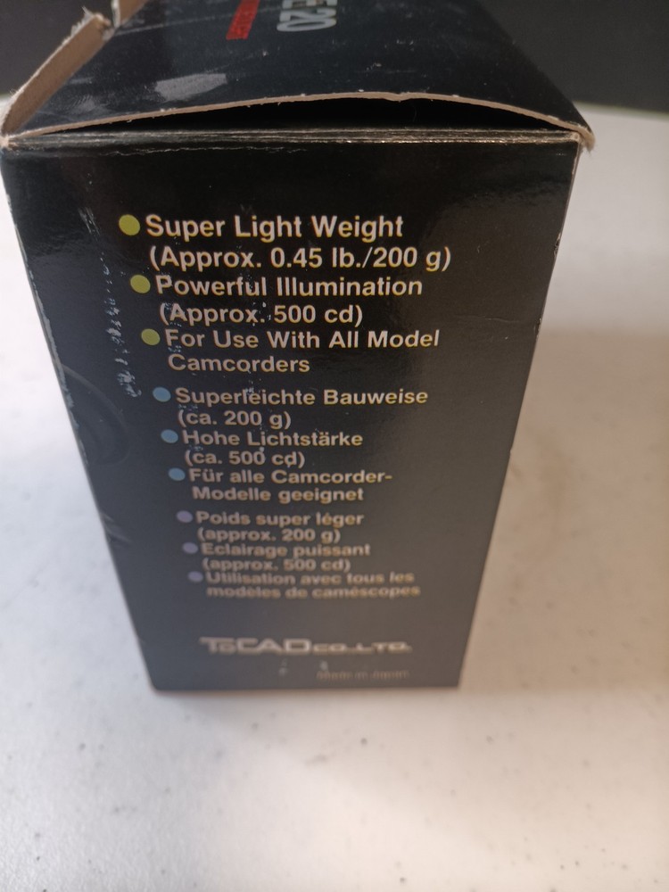 Sunpak Readylite 20 Compact, Lightweight Video Light Camcorder Video Light