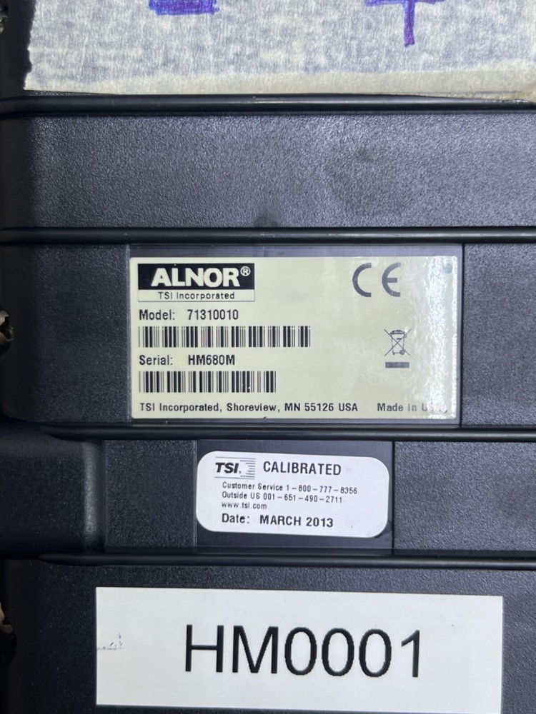 TSI ALNOR HM680 Hydrolic Manometer