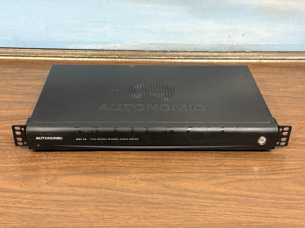 Autonomic MMS-5A Mirage Five Source Audio Server ( POWER SUPPLY MISSING )
