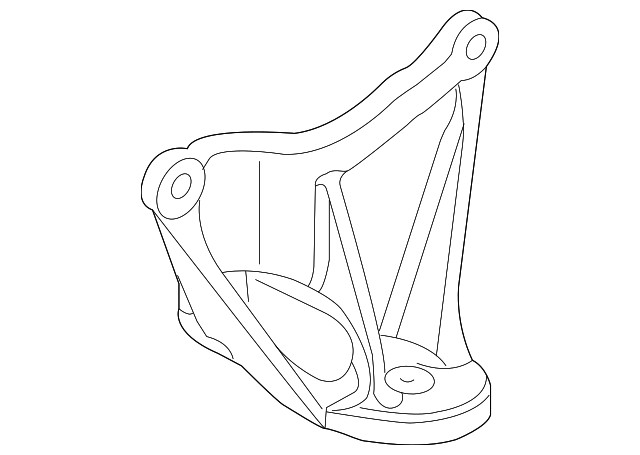 Genuine GM Driver Side Engine Mount Bracket 25796383