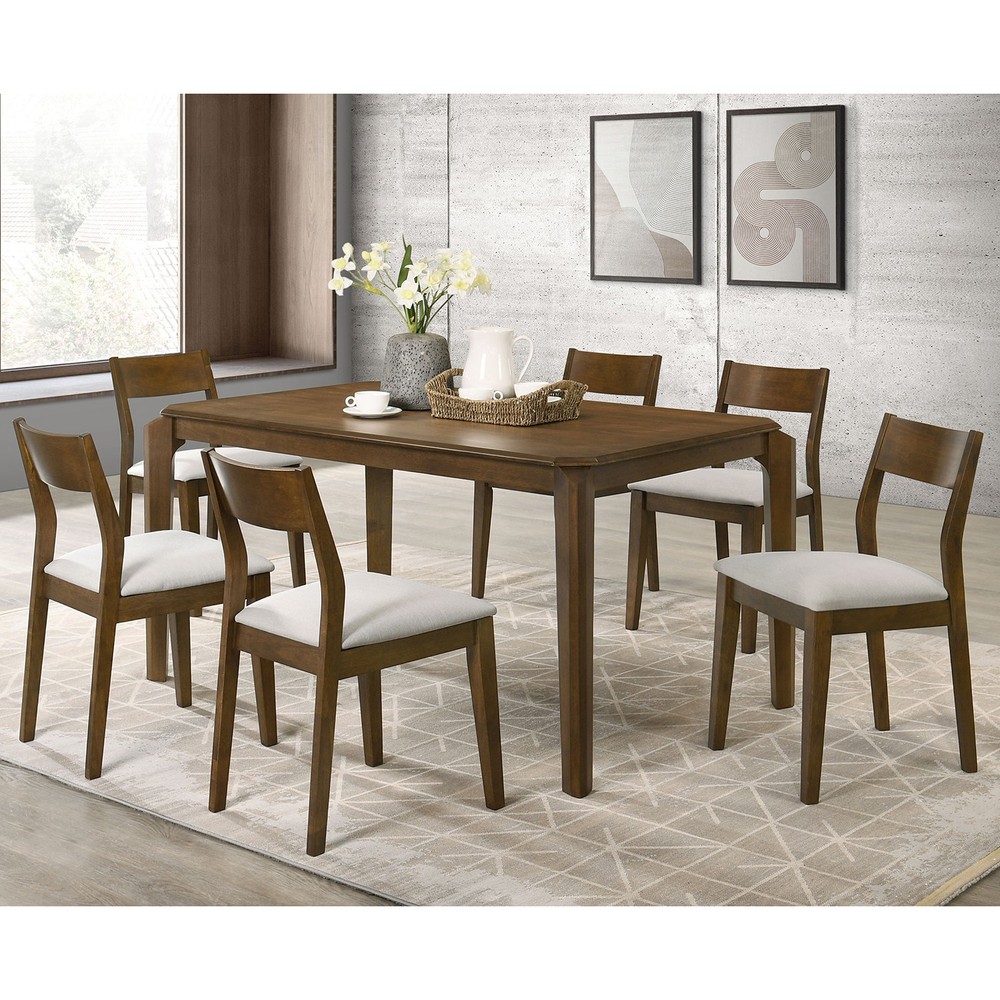 Warren Dark Brown Rectangular Dining Table