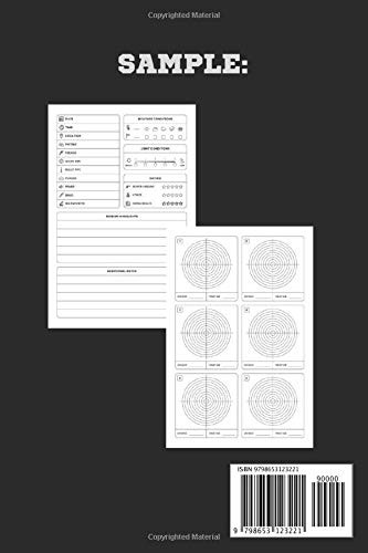 Shooting Log Data Book: Snipers Long Range Shooters Journal Shot Logbook...
