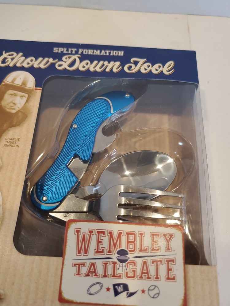 Wembley Tailgate Split Formation Chow Down Tool Fork/Knife/Spoon/Bottle Opener