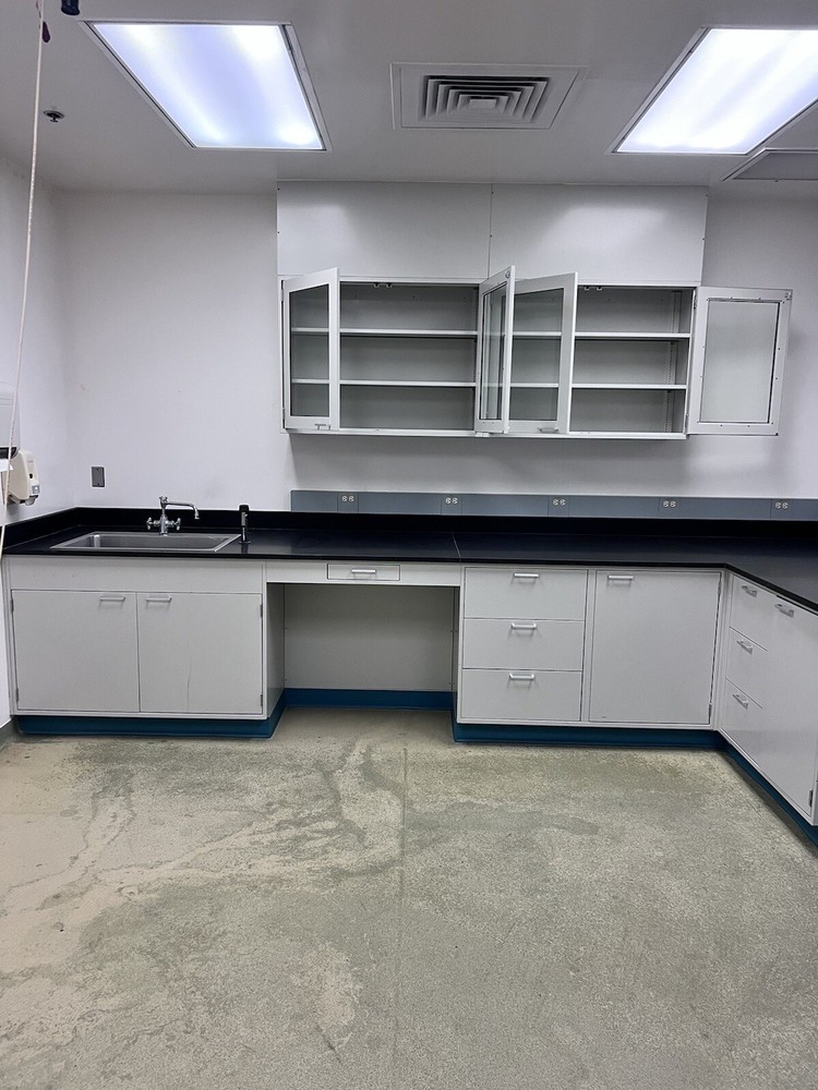 Base And Upper Metal laboratory Cabinets Casework