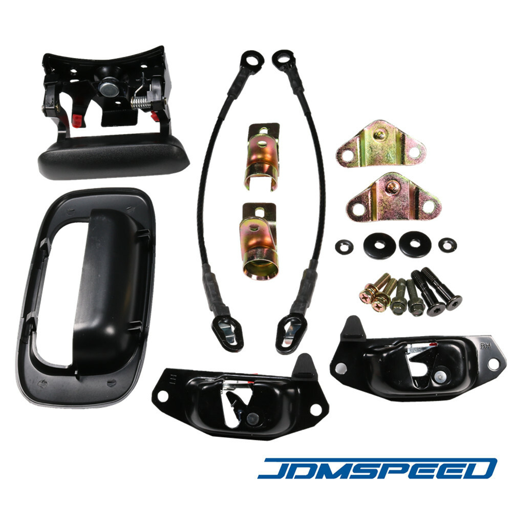 Rear Tailgate Latch Lock Handle Bezel Cable Kits for Chevy Avalanche Silverado