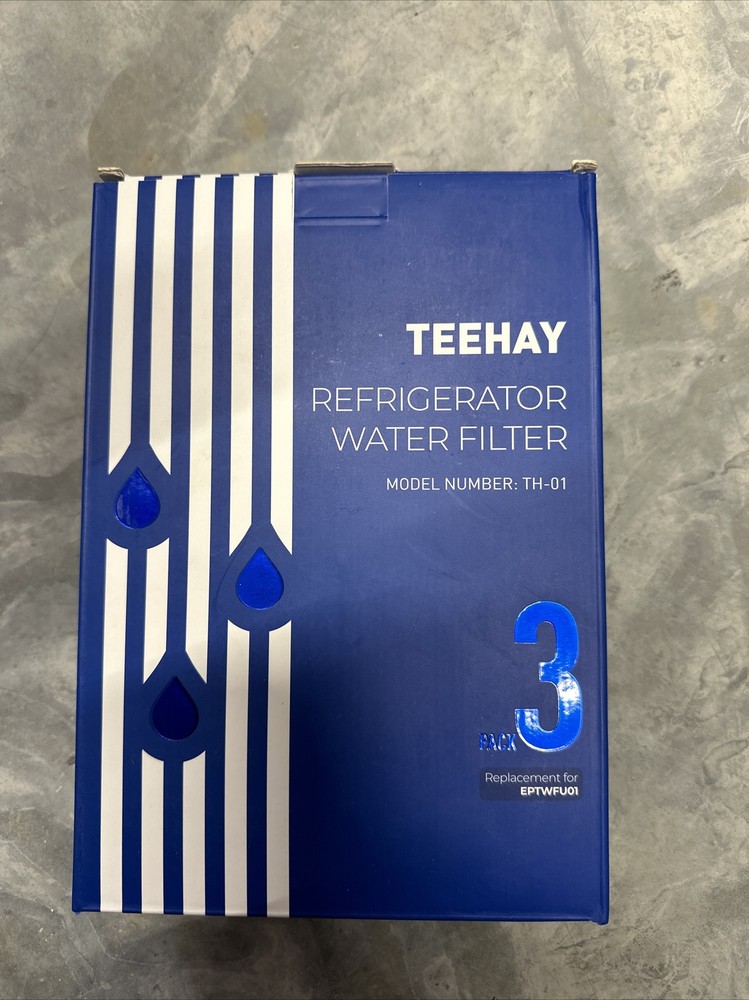 (3) Teehay TH-01 Refrigerator Water Filter Replacement For EPTWFU01 New In Box