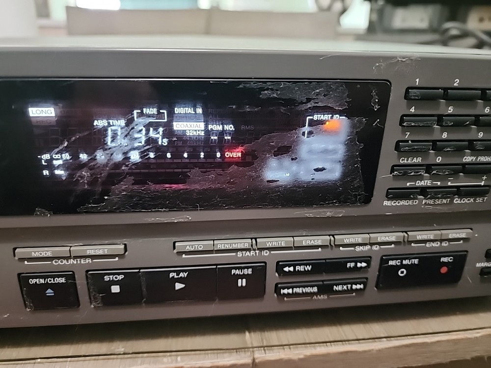 SONY PCM-2300 DAT Digital Audio Recorder Tested Working