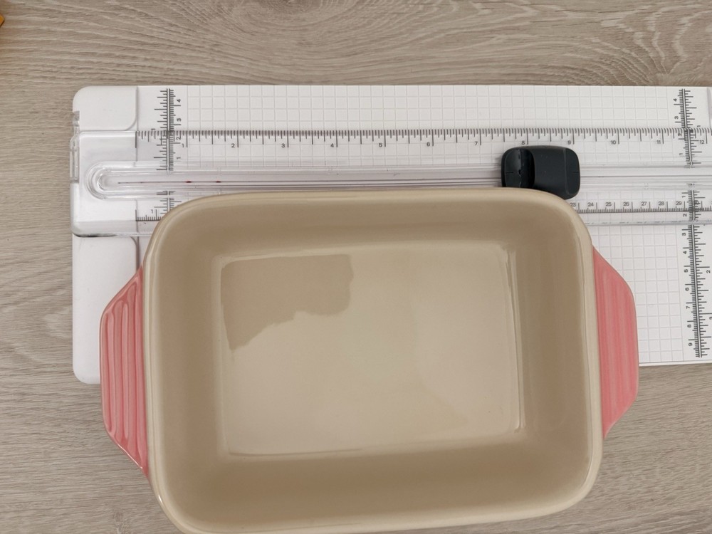 Le Creuset Rectangular Ceramic Baking Dish Rose Quartz 18cm 910419-18