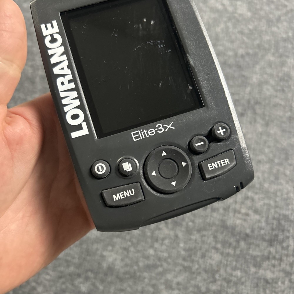 Lowrance Elite 3x Fish Finder Untested