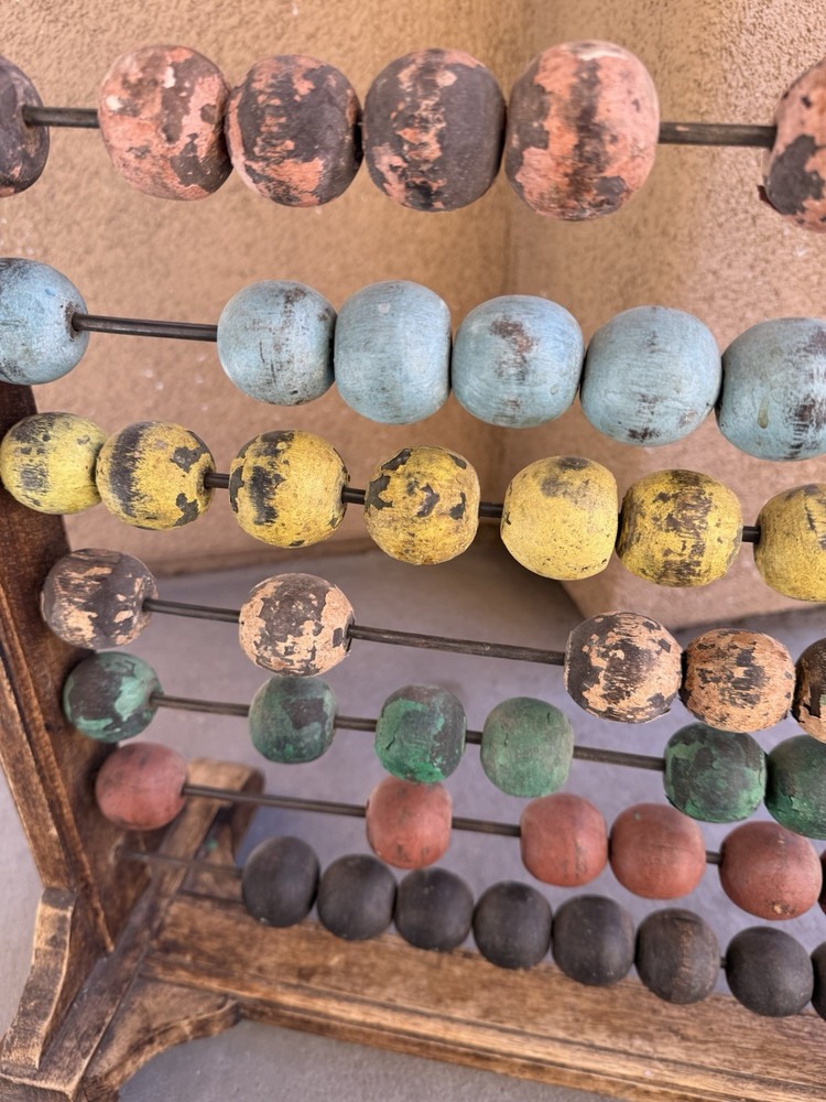 antique abacus Wood Balls