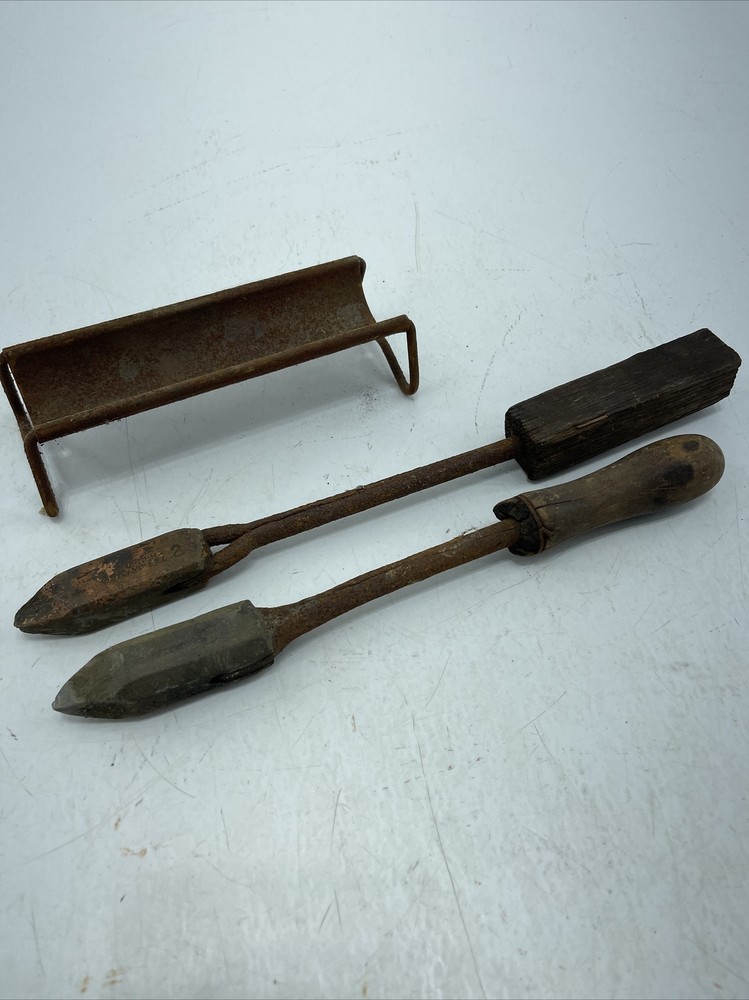 Vintage Soldering Irons Rustic Barn Find Deco